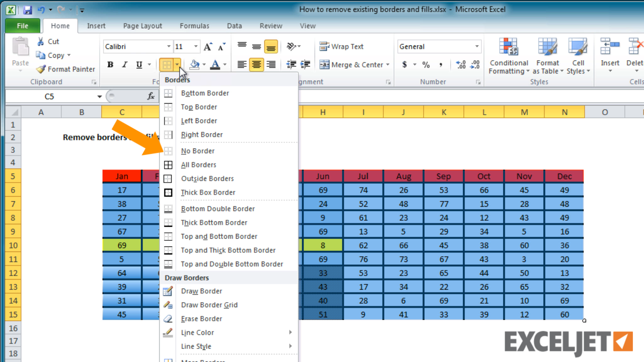 excel-tutorial-how-to-remove-existing-borders-and-fills-in-excel